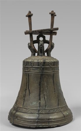 Campana in bronzo d.ta 1842<br>diam.cm.30xh.42