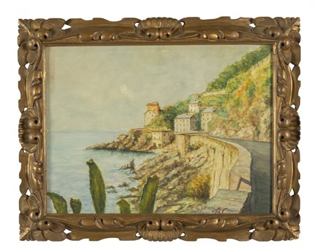 CESARE BENTIVOGLIO (1868-1952) <br>Riviera 