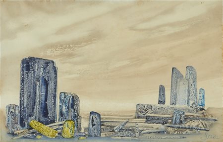 CLERICI FABRIZIO (1913 - 1993) - La strada per Midza.