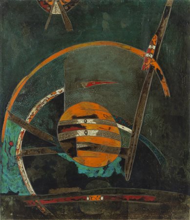 DOVA GIANNI (1925 - 1991) - Tiro con l'arco.