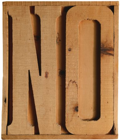 MARIO CEROLI N. 1938 NO shaped wood, executed in 1966 legno sagomato cm...