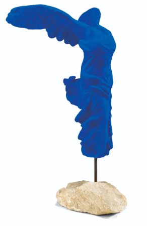 YVES KLEIN 1928 - 1962 VICTOIRE DE SAMOTHRACE signed in monograms, dated and...