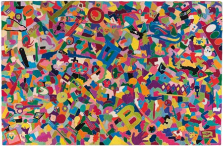 ALIGHIERO BOETTI 1940 - 1994 TUTTO signed, titled, dated 88-89 and inscribed...