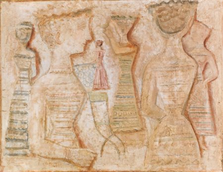 MASSIMO CAMPIGLI 1895 - 1971 SENZA TITOLO signed and dated 1944, oil on...