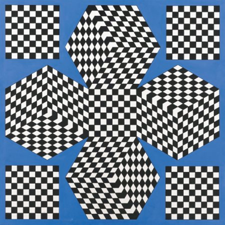 VICTOR VASARELY 1906 - 1997 BELLAS signed; signed, titled, inscribed 3.377...