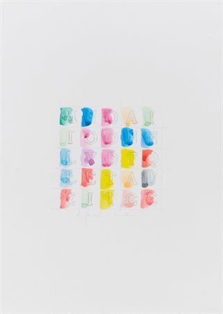 ALIGHIERO BOETTI 1940 - 1994 SENZA TITOLO (MILLENOVECENTOTTANTACINQUE)...