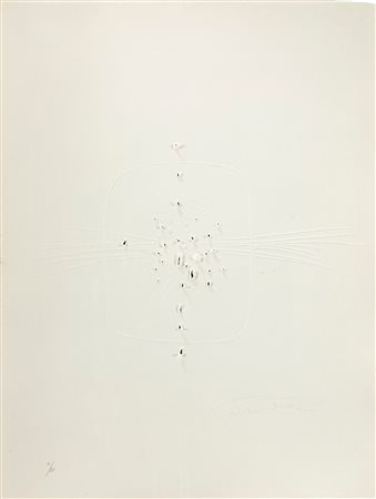 Lucio Fontana (Rosario 1899-Varese 1968)  - Concetto spaziale