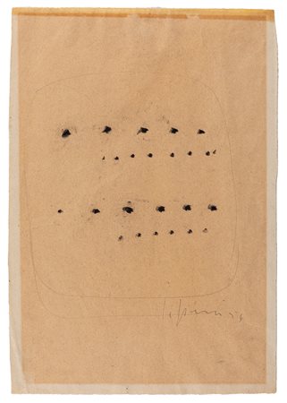 Lucio Fontana (Rosario 1899-Varese 1968)  - Concetto spaziale, 1954