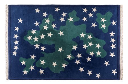 Mario Schifano (Homs 1934-Roma 1998)  - Stelle, notte per terra, 1984