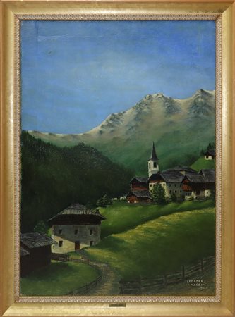 Cesare Maggi (Roma 1881-Torino 1961) - Paesaggio, 1947