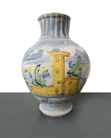 Boccia in maiolica di Vietri, Nineteenth century