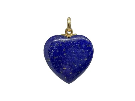 
 
 h cm 4x3,3 Cuore in lapis con gancio in oro 