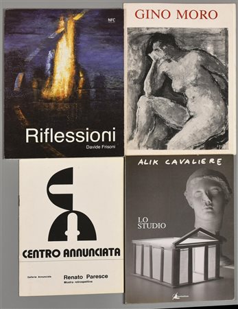 LOTTO COMPOSTO DA 3 LIBRI/FASCICOLI: RENATO PARESCE mostra retrospettiva,...