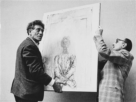 Ugo Mulas (1928-1973)  - Alberto Giacometti, XXXI Biennale di Venezia, 1962