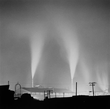 Michael Kenna (1953)  - National Refractories, Study #2, Moss Landing, California,, 1989