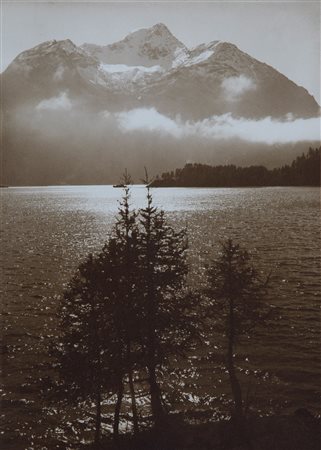 Albert Steiner (1877-1965)  - Stimmung am Silsersee, 1930s