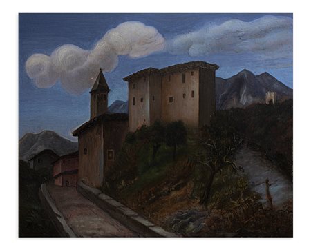 MARIO AUBEL (1877-1958) - Laveno, 1951