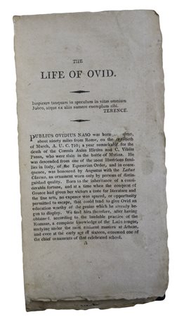 The life of Ovid, 19°  secolo