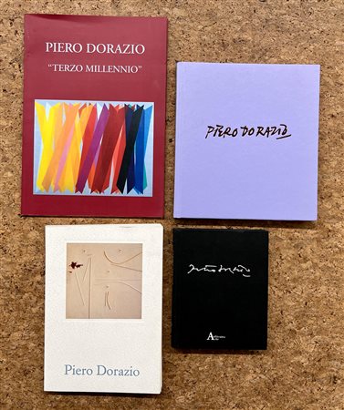 PIERO DORAZIO - Lotto unico di 4 cataloghi