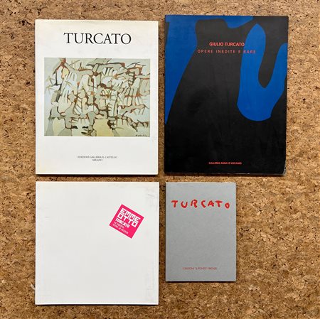 GIULIO TURCATO - Lotto unico di 4 cataloghi
