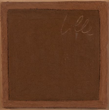 PAOLO BARRILE (Milano 1925) "Lille/Correzzana", 1978. Terracotta. Cm 31x31....