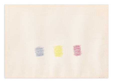 TURI SIMETI (1929-2021) - Tre ovali colorati, anni '70