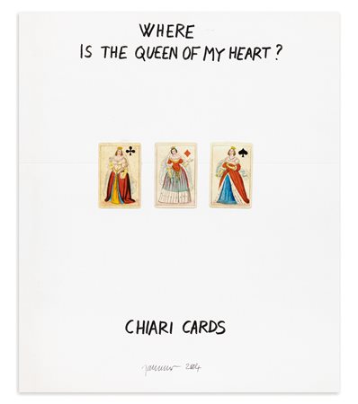 SARENCO (1945 - 2017) - Where is the queen of my heart? (Chiari cards), 2004