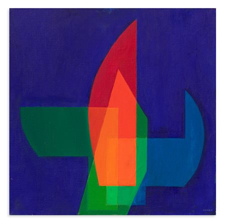AUGUSTO GARAU (1923-2010) - Il vetro giallo, 1999