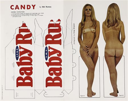 RAMOS MEL (n. 1935) Candy. 1968. Serigrafia. Cm 35,00 x 27,50. Cartoncino da...