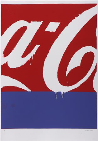 SCHIFANO MARIO (1934 - 1998) Coca Cola. Serigrafia. Cm 100,00 x 70,00....