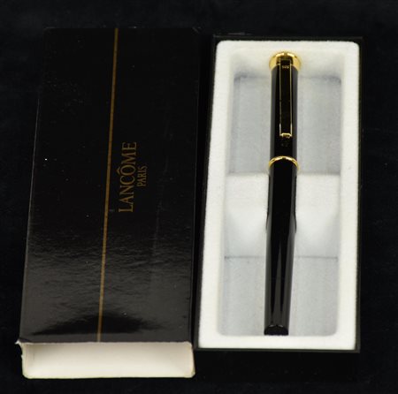 PENNA STILOGRAFICA LANCOME penna stilografica Lancome Paris in lacca nera,...