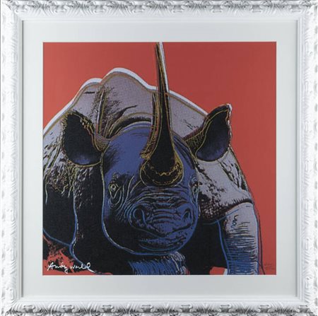 ANDY WARHOL<BR>Pittsburgh (USA) 1927 - 1987 New York (USA)<BR>"Rhinoceros"