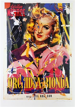 ROTELLA MIMMO Catanzaro 1918 - Milano 2006 "Orchidea bionda"