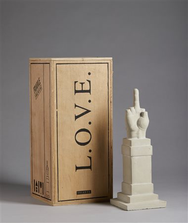 CATTELAN MAURIZIO (n. 1960) - L.O.V.E.