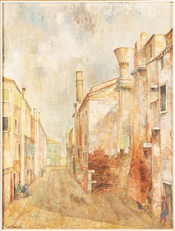 Giulio Bagnoli (1927 – 1978), “Strada di Chioggia”, 1971.