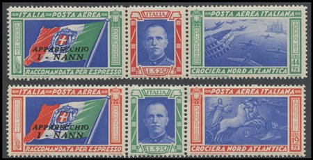 Kingdom, 1933, Trio ''I-ANN'' N.51L/52L new. Good quality. MNH.