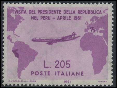 Republic, 1961, N.921 Gronchi Rosa. High-quality, MNH.