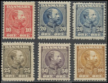 Denmark, Denmark, 1904/1982 well established collection. MNH/MH.