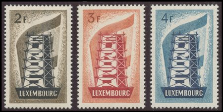 Europe, 1956, Omnibus commemorative series (Belgium, France, Germany, Italy,...