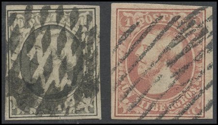 Luxembourg, 1852, N.1/2 used. High-quality.