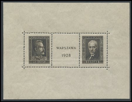 Poland, 1928, Sheetlet N.1 new and high-quality. MNH.