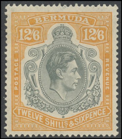 British Commonwealth, Bermuda, N.120a. Signed En. Diena. High-quality, MH.