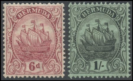 British Commonwealth, Bermuda, 1910/1953. Two great series N. 44/51 and...