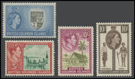 British Commonwealth, British Solomon Island, 1938/1966. Splendid, well...