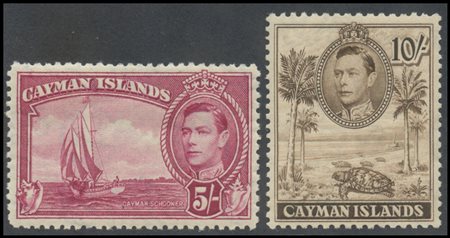 British Commonwealth, Cayman Islands, 1938/1962 N.115/126, 135/147, 148/161a,...