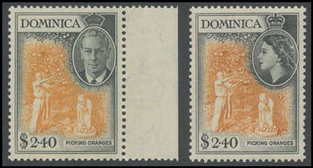 British Commonwealth, Dominica, 1951/1969, N.120/134, 140/154, 162/178,...