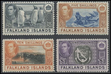 British Commonwealth, Falkland Islands, 1938 N.146/163...