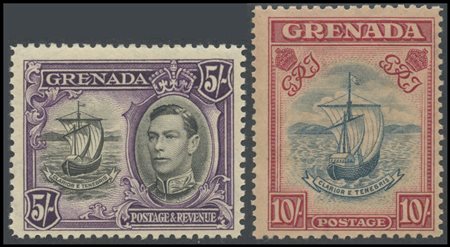 British Commonwealth, Grenada, 1938. N.152/163 (N.158 MH, the remaining ones...