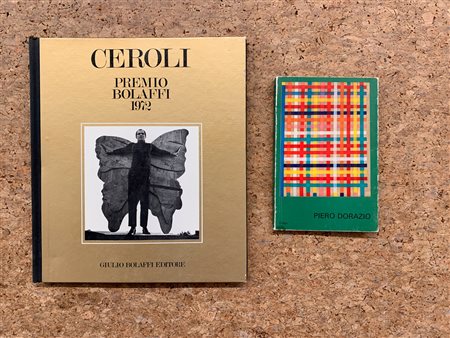 PIERO DORAZIO E MARIO CEROLI - Lotto unico di 2 cataloghi