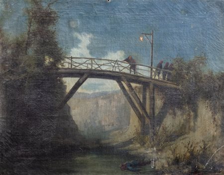 Vincenzo Franceschini (Casandrino 1812-1884)  - Sotto il ponte